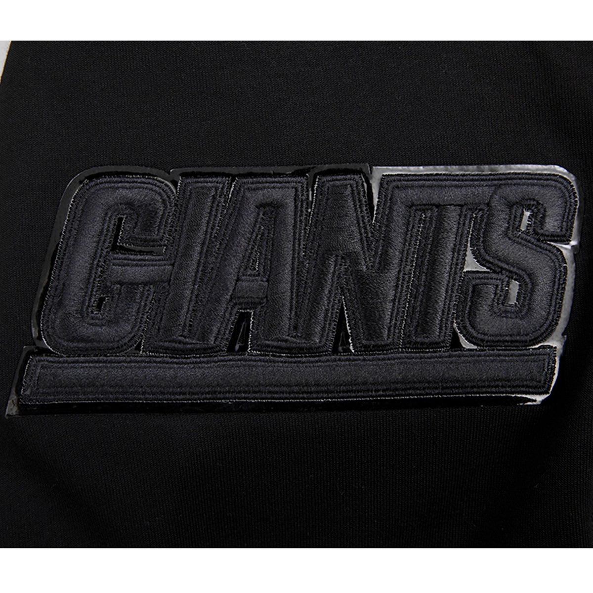 NFL NEW YORK GIANTS TRIPLE BLACK MEN'S DK FZ HOODIE (TRIPLE BLACK)