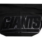 NFL NEW YORK GIANTS TRIPLE BLACK MEN'S DK FZ HOODIE (TRIPLE BLACK)