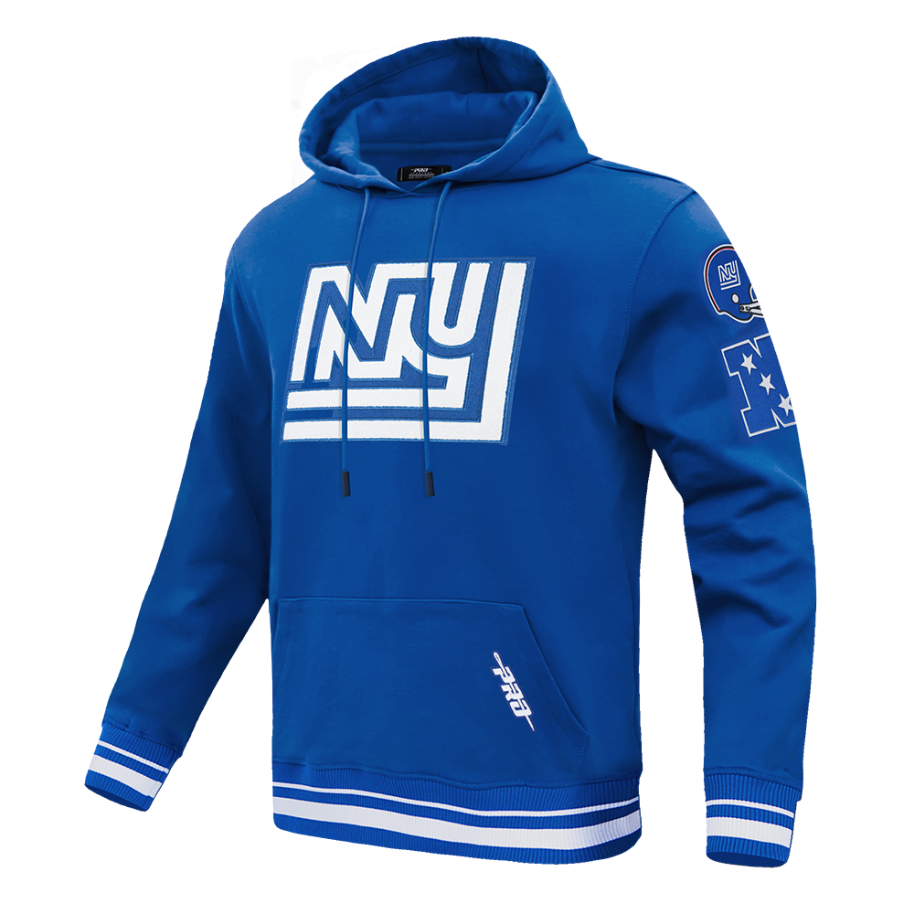 NFL NEW YORK GIANTS RETRO CLASSICS CHANDAIL À CAPUCHON POUR HOMME (BLEU DODGER)