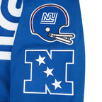 NFL NEW YORK GIANTS RETRO CLASSICS CHANDAIL À CAPUCHON POUR HOMME (BLEU DODGER)