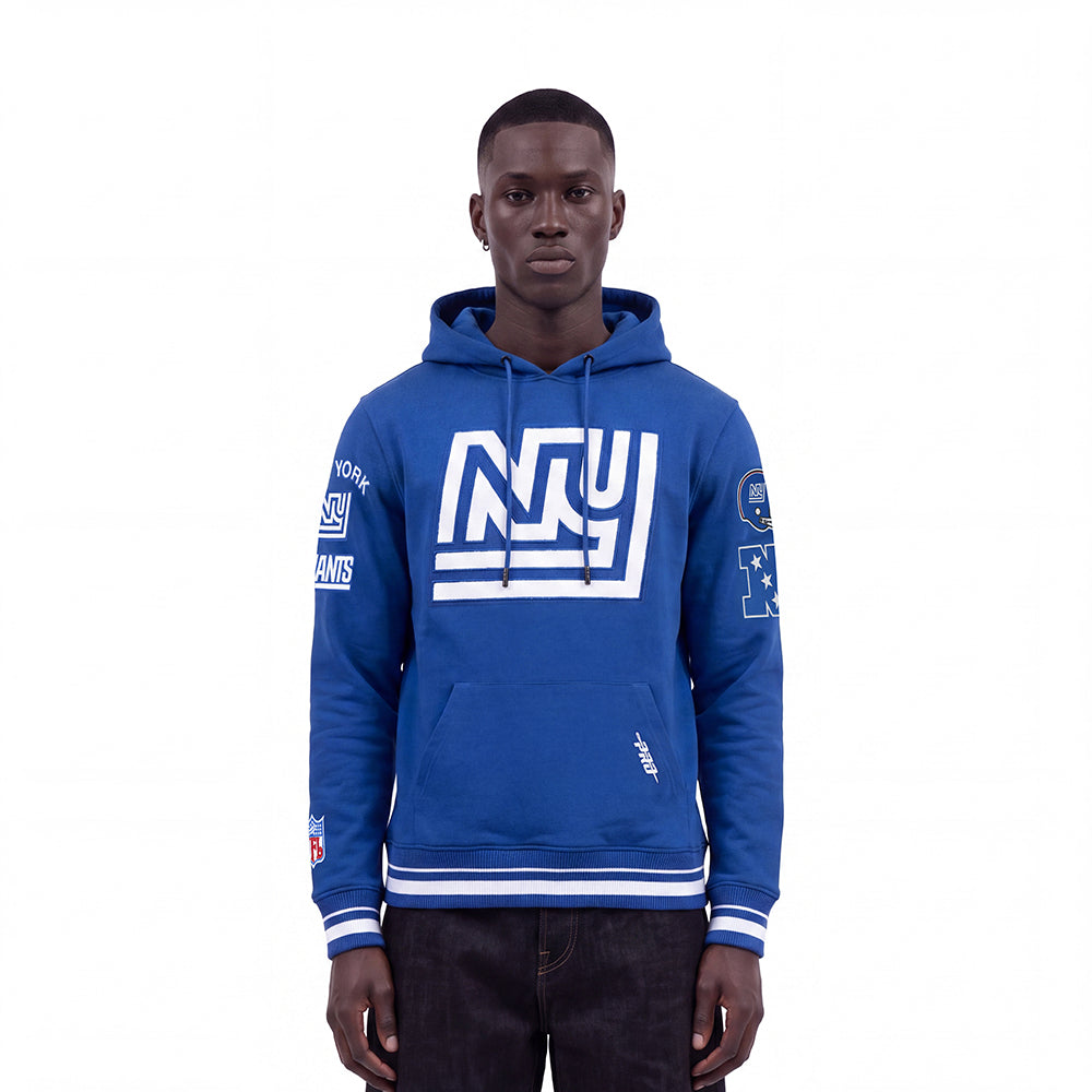 NFL NEW YORK GIANTS RETRO CLASSICS CHANDAIL À CAPUCHON POUR HOMME (BLEU DODGER)
