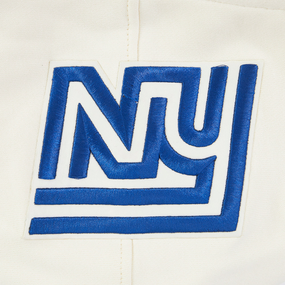 NFL NEW YORK GIANTS RETRO CLASSICS MEN'S SWEATSHIRT (EGGSHELL/DODGER BLUE)