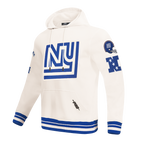 NFL NEW YORK GIANTS RETRO CLASSICS MEN'S SWEATSHIRT (EGGSHELL/DODGER BLUE)