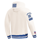 NFL NEW YORK GIANTS RETRO CLASSICS MEN'S SWEATSHIRT (EGGSHELL/DODGER BLUE)