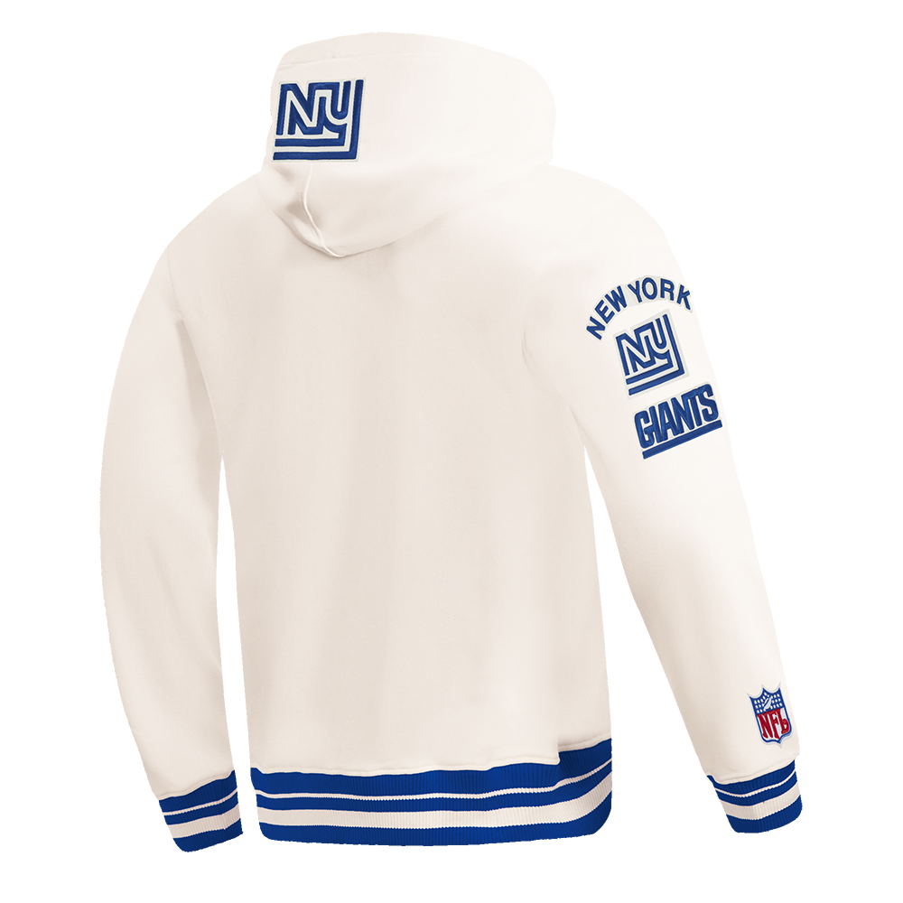 NFL NEW YORK GIANTS RETRO CLASSICS MEN'S SWEATSHIRT (EGGSHELL/DODGER BLUE)