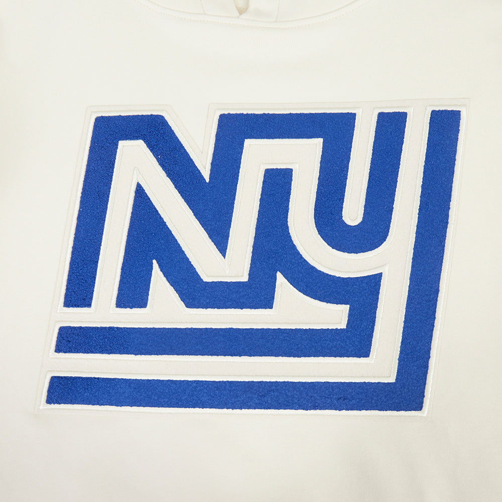 NFL NEW YORK GIANTS RETRO CLASSICS MEN'S SWEATSHIRT (EGGSHELL/DODGER BLUE)