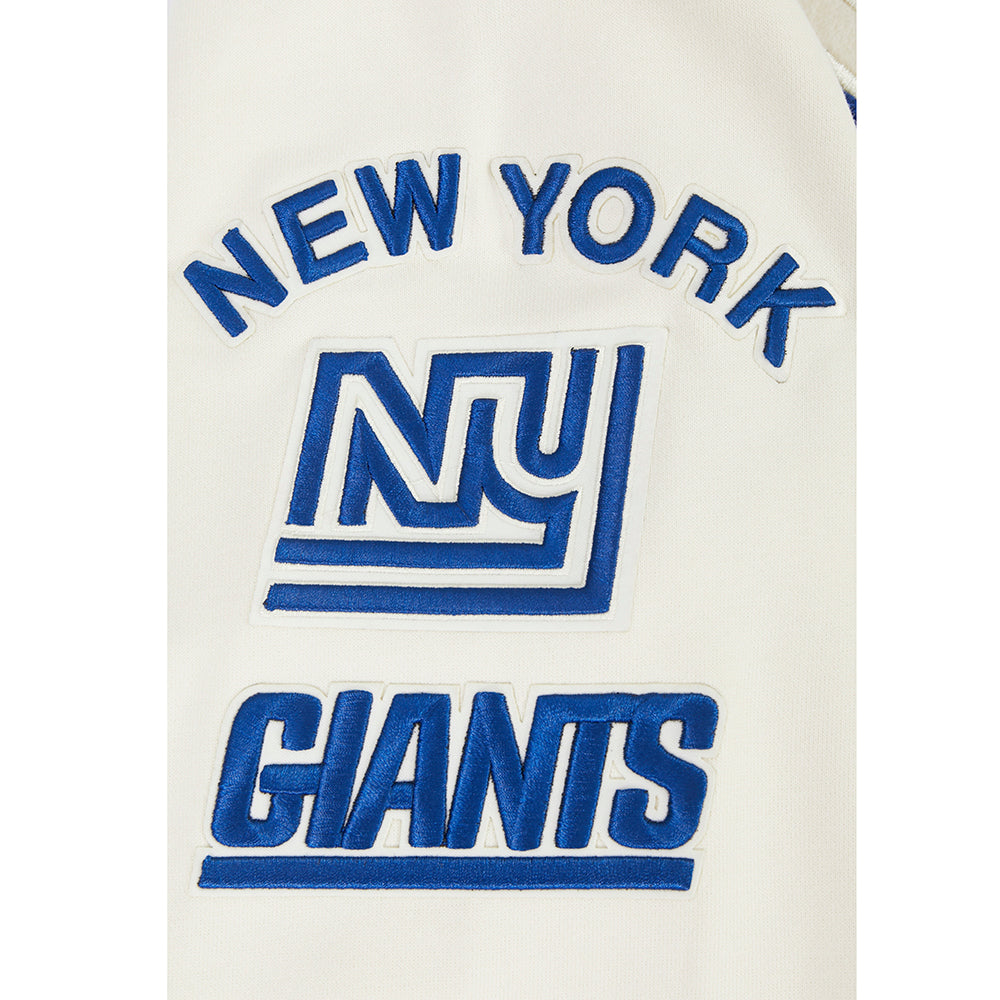 NFL NEW YORK GIANTS RETRO CLASSICS MEN'S SWEATSHIRT (EGGSHELL/DODGER BLUE)