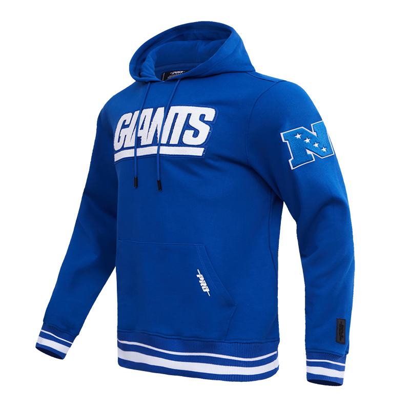 NFL NEW YORK GIANTS RETRO CLASSIC MEN'S PULLOVER HOODIE (DODGER BLUE)