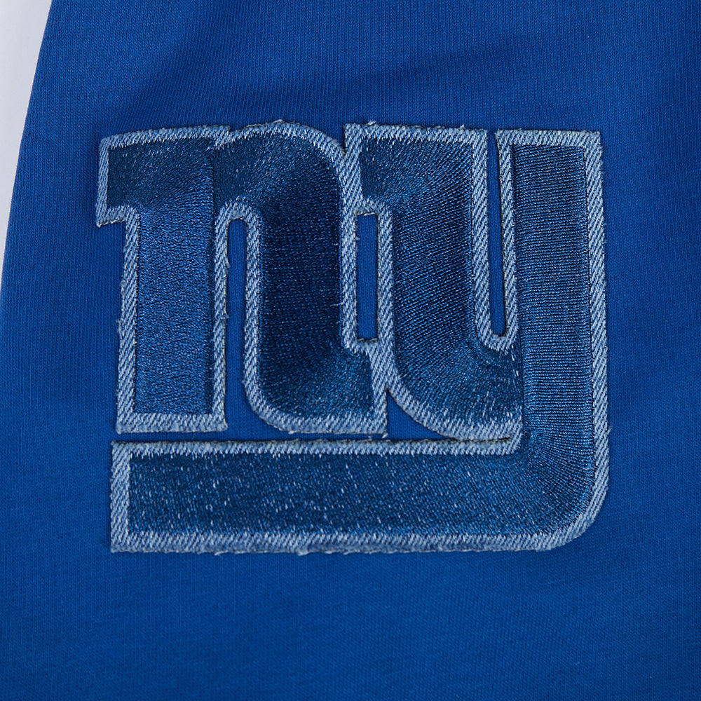 NFL NEW YORK GIANTS VARSITY BLUES CHANDAIL À CAPUCHON (BLEU DODGER)