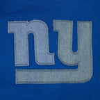 NFL NEW YORK GIANTS VARSITY BLUES CHANDAIL À CAPUCHON (BLEU DODGER)