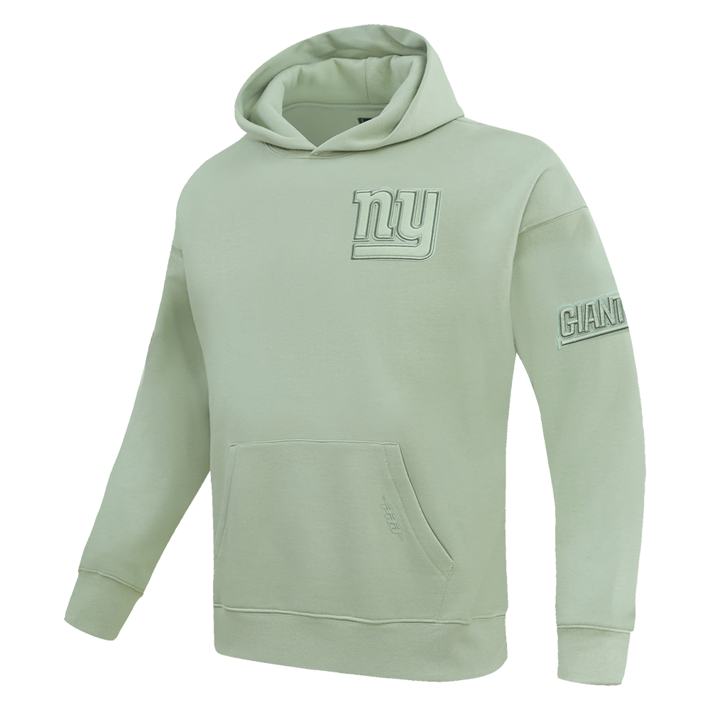 NFL NEW YORK GIANTS NEUTRAL DROP SHOULDER MEN'S PO HOODIE (MOSS)