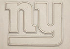 NFL NEW YORK GIANTS NEUTRAL DROP SHOULDER FLEECE PULLOVER HOODIE (TAUPE)