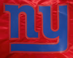 NFL NEW YORK GIANTS BLOUSON EN SATIN À GRAND LOGO POUR HOMME (ROUGE)