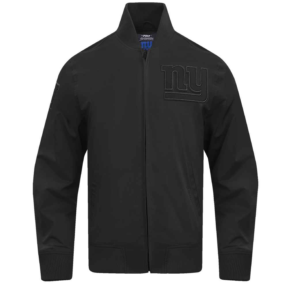 NFL NEW YORK GIANTS NEUTRAL MEN'S  TWILL JACKET (BLACK)