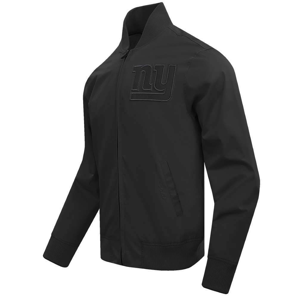 NFL NEW YORK GIANTS NEUTRAL MEN'S  TWILL JACKET (BLACK)