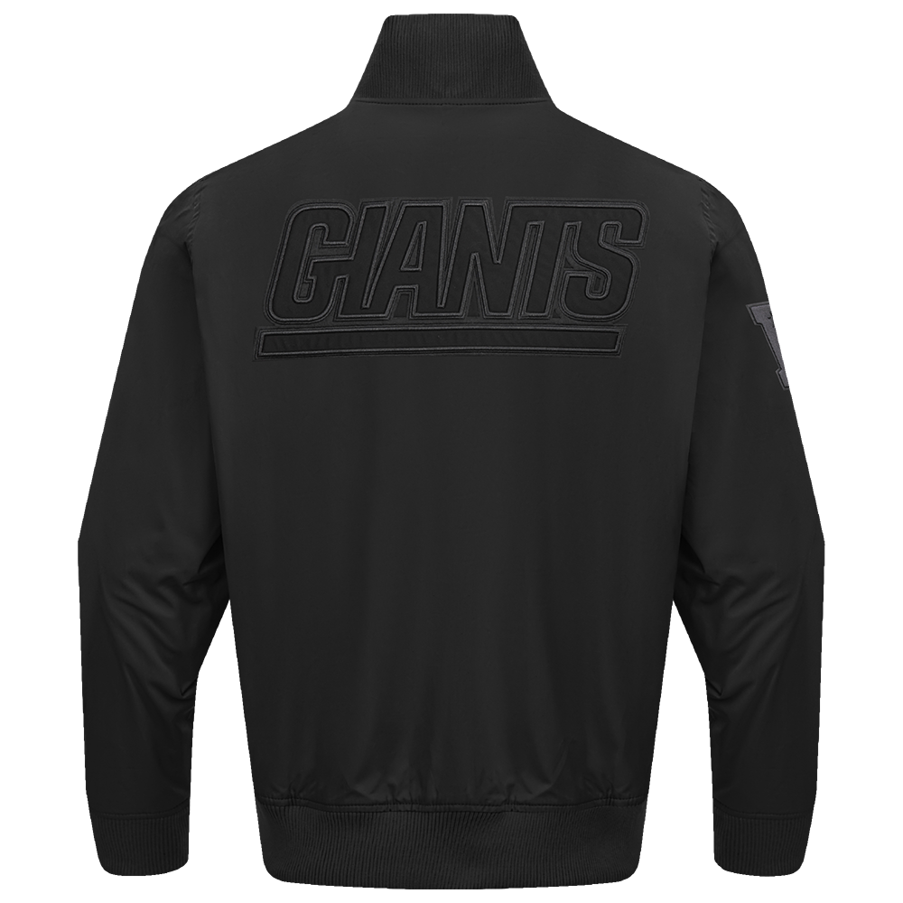 NFL NEW YORK GIANTS NEUTRAL MEN'S  TWILL JACKET (BLACK)