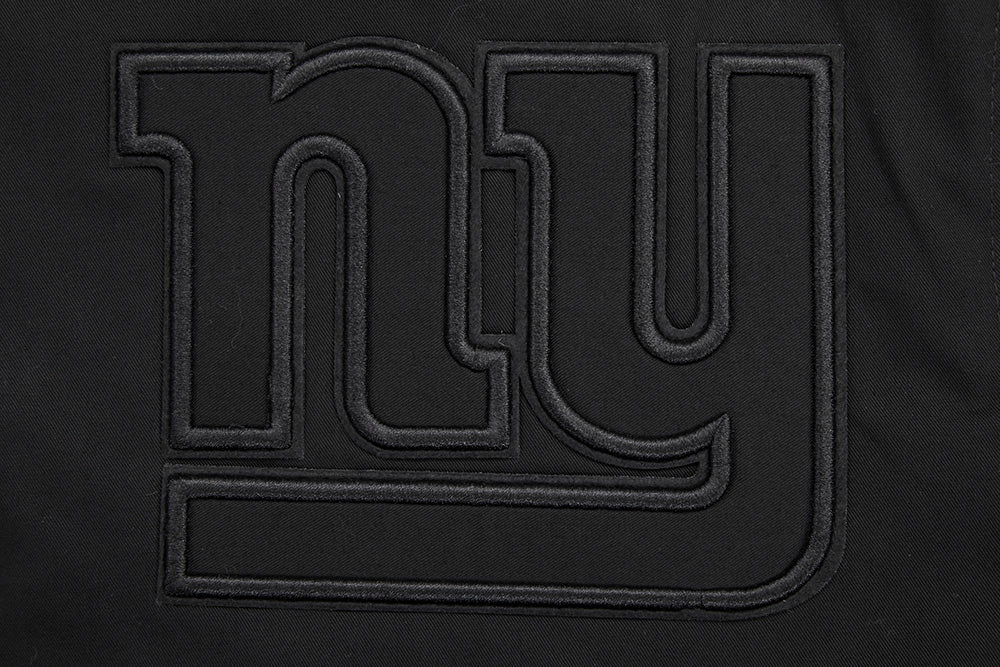 NFL NEW YORK GIANTS NEUTRAL MEN'S  TWILL JACKET (BLACK)