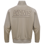 NFL NEW YORK GIANTS NEUTRAL MEN'S  TWILL JACKET (TAUPE)