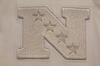 NFL NEW YORK GIANTS NEUTRAL MEN'S  TWILL JACKET (TAUPE)