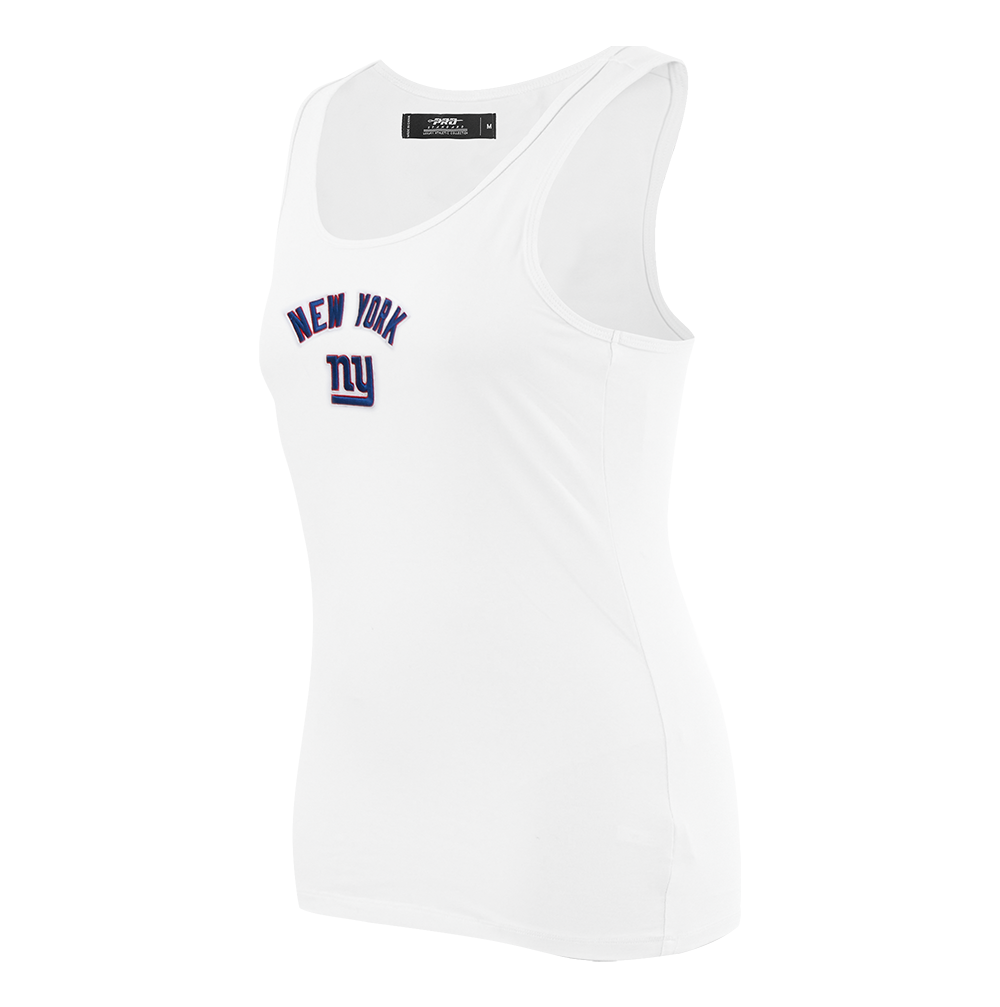 NFL NEW YORK GIANTS CLASSIC WOMEN'S RELAXED FIT RACERBACK (WHITE)