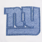 NFL NEW YORK GIANTS VARSITY BLUES WOMEN'S FLC CREWNECK (LINEN)