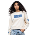 NFL NEW YORK GIANTS VARSITY BLUES WOMEN'S FLC CREWNECK (LINEN)