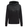 NFL NEW YORK GIANTS TRIPLE BLACK CHANDAIL À CAPUCHON EN MOLLETON POUR FEMME (TRIPLE NOIR FEMME)