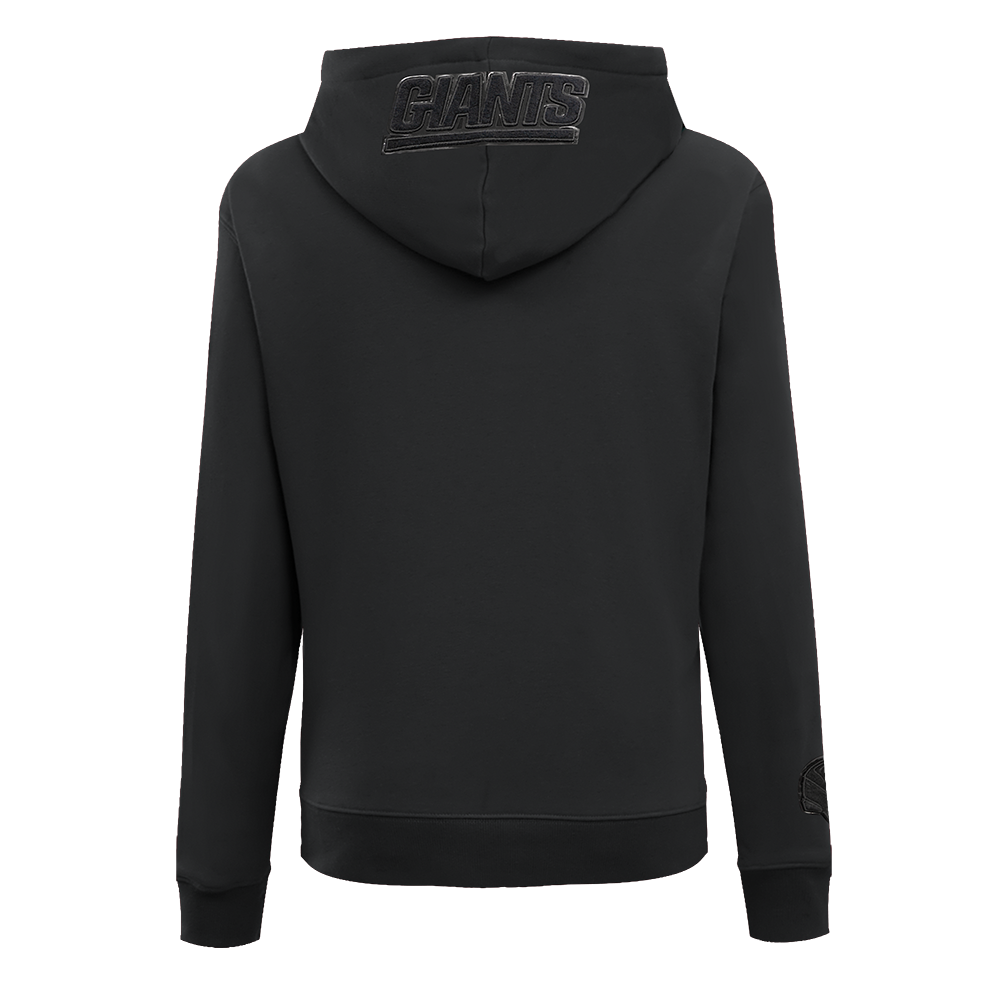 NFL NEW YORK GIANTS TRIPLE BLACK CHANDAIL À CAPUCHON EN MOLLETON POUR FEMME (TRIPLE NOIR FEMME)