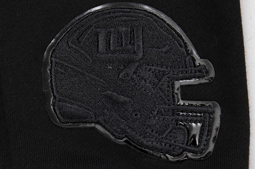 NFL NEW YORK GIANTS TRIPLE BLACK CHANDAIL À CAPUCHON EN MOLLETON POUR FEMME (TRIPLE NOIR FEMME)
