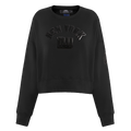 NFL NEW YORK GIANTS TRIPLE BLACK WOMEN'S FLC CREWNECK (TRIPLE BLACK WOMEN'S)