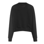 NFL NEW YORK GIANTS TRIPLE BLACK WOMEN'S FLC CREWNECK (TRIPLE BLACK WOMEN'S)