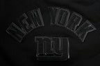 NFL NEW YORK GIANTS TRIPLE BLACK WOMEN'S FLC CREWNECK (TRIPLE BLACK WOMEN'S)