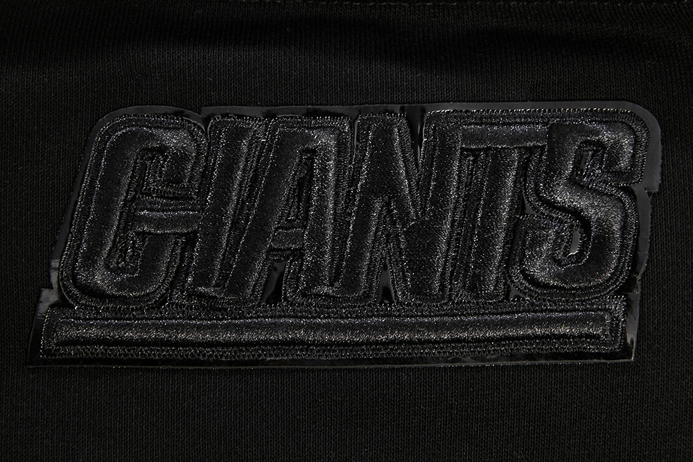 NFL NEW YORK GIANTS TRIPLE BLACK WOMEN'S FLC CREWNECK (TRIPLE BLACK WOMEN'S)