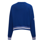 NHL TORONTO MAPLE LEAFS RETRO CLASSIC CHANDAIL À COL ROND CÔTELÉ POUR FEMME (BLEU DODGER)