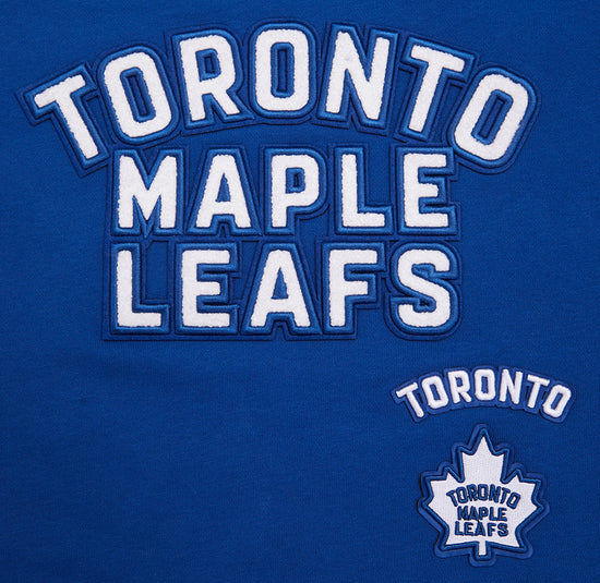 NHL TORONTO MAPLE LEAFS RETRO CLASSIC CHANDAIL À COL ROND CÔTELÉ POUR FEMME (BLEU DODGER)