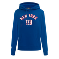 NFL NEW YORK GIANTS STANDARD FIT WOMEN'S FLEECE HOODIE (DODGER BLUE)