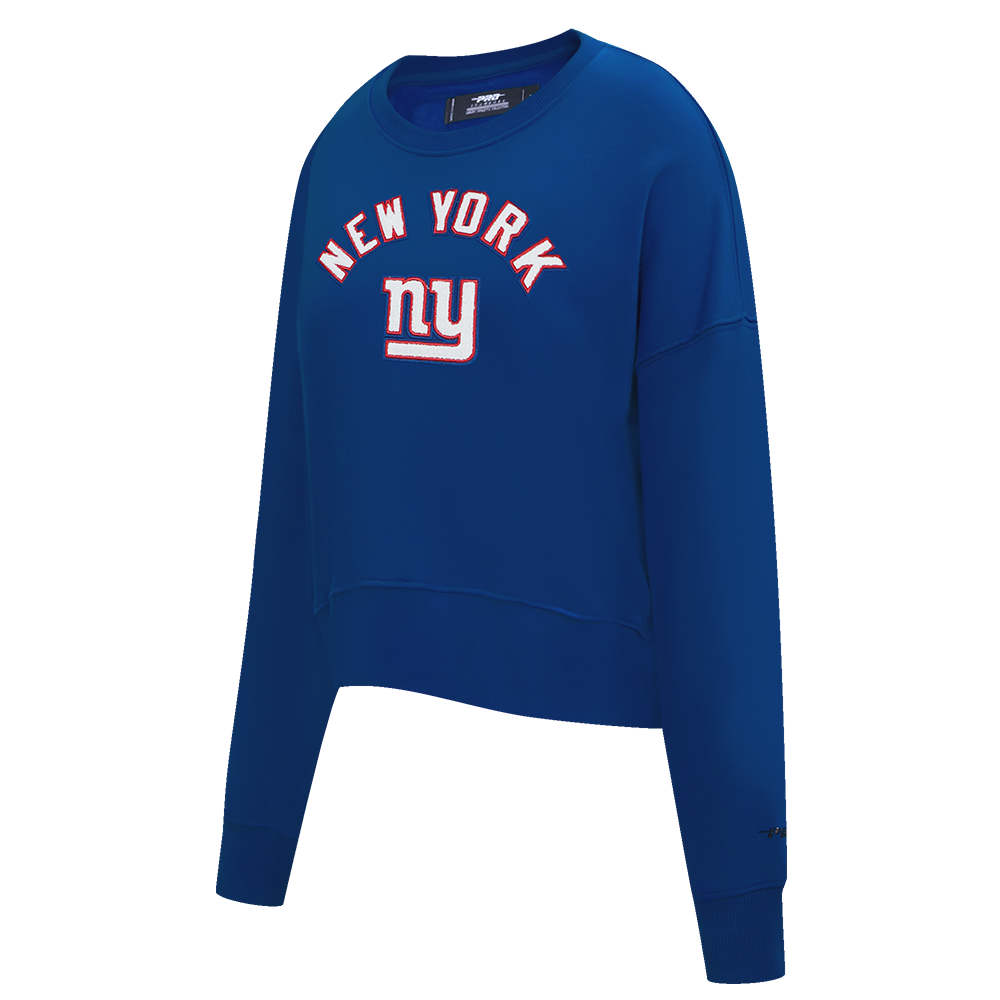 NFL NEW YORK GIANTS CLASSIC WOMEN'S CREWNECK (DODGER BLUE)
