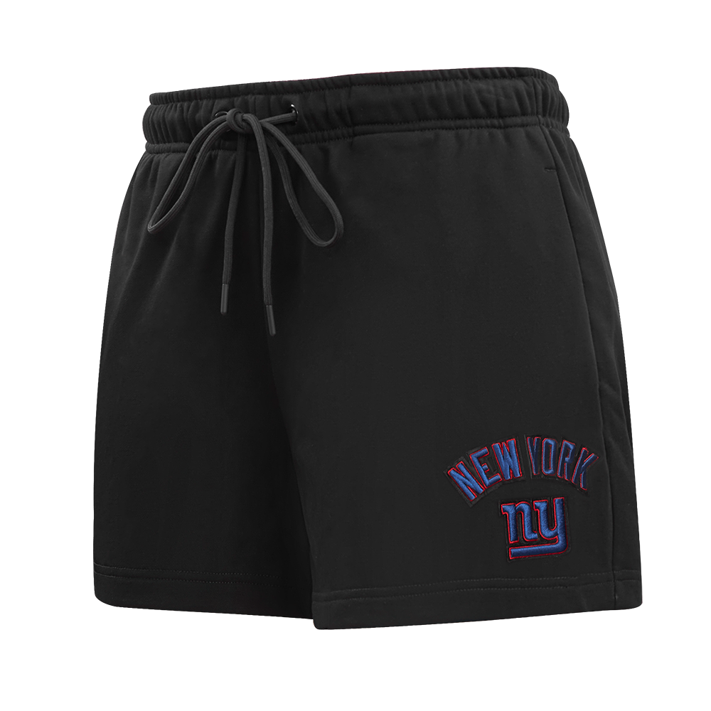 NFL NEW YORK GIANTS CLASSIC SHORT EN MOLLETON POUR FEMME (NOIR)