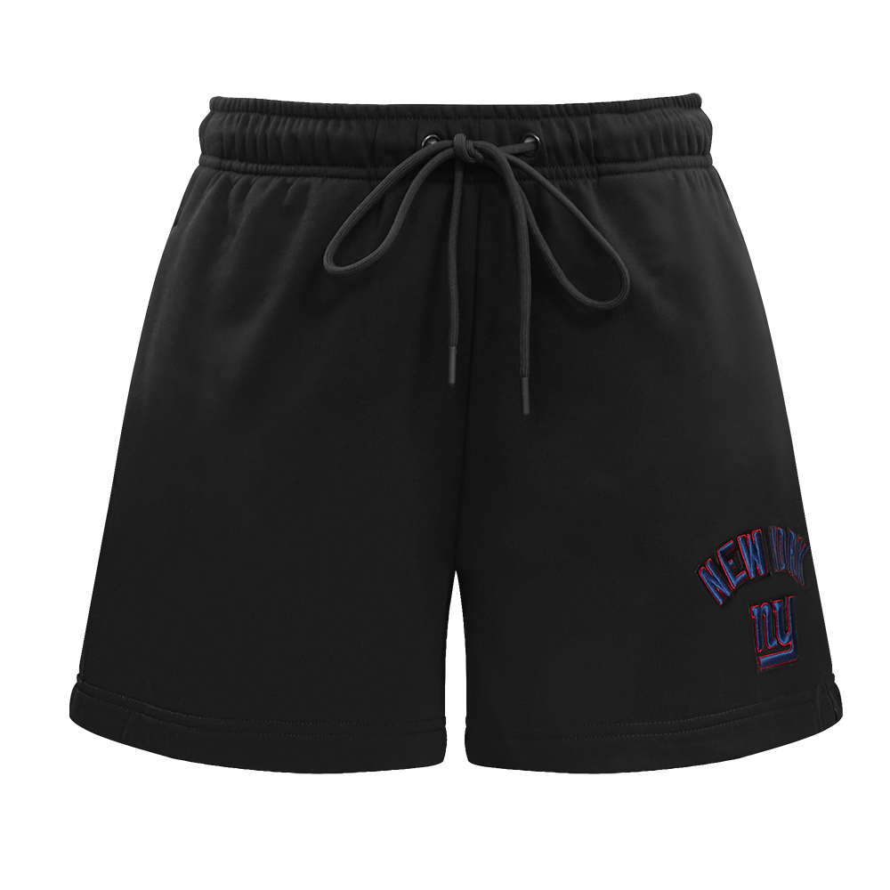 NFL NEW YORK GIANTS CLASSIC WOMEN'S FLEECE SHORT (BLACK)