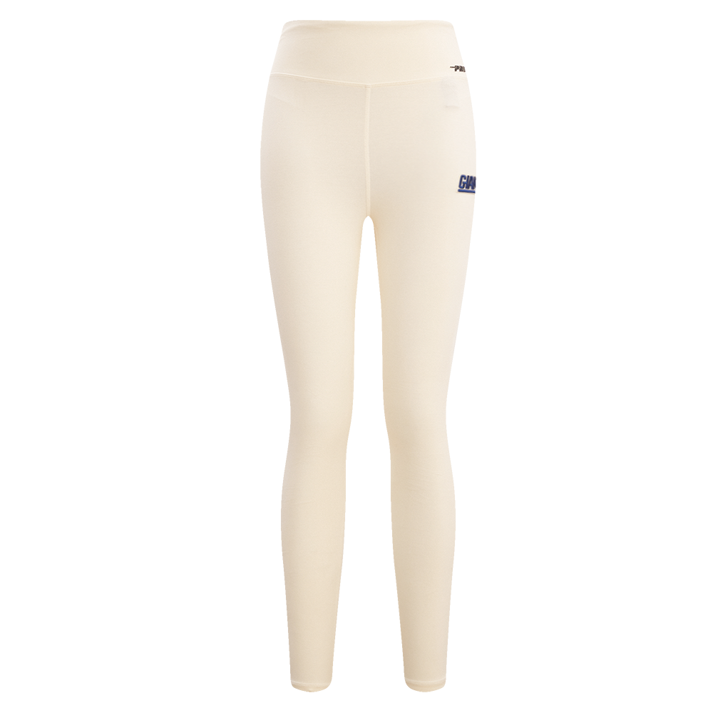 NFL NEW YORK GIANTS RETRO CLASSIC WOMEN'S JERSEY LEGGING (EGGSHELL)