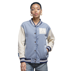 NFL NEW YORK GIANTS VARSITY BLUES BLOUSON COLLÉGIAL EN DENIM POUR FEMME (DENIM/LIN)