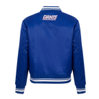 NFL NEW YORK GIANTS SCRIPT TAIL BLOUSON EN SATIN POUR FEMME (BLEU DODGER)