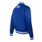 NFL NEW YORK GIANTS SCRIPT TAIL BLOUSON EN SATIN POUR FEMME (BLEU DODGER)