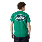 NFL NEW YORK JETS SCRIPT TAIL CHEMISE BOUTONNÉE EN FILET POUR HOMME (VERT KELLY)