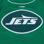 NFL NEW YORK JETS SCRIPT TAIL CHEMISE BOUTONNÉE EN FILET POUR HOMME (VERT KELLY)