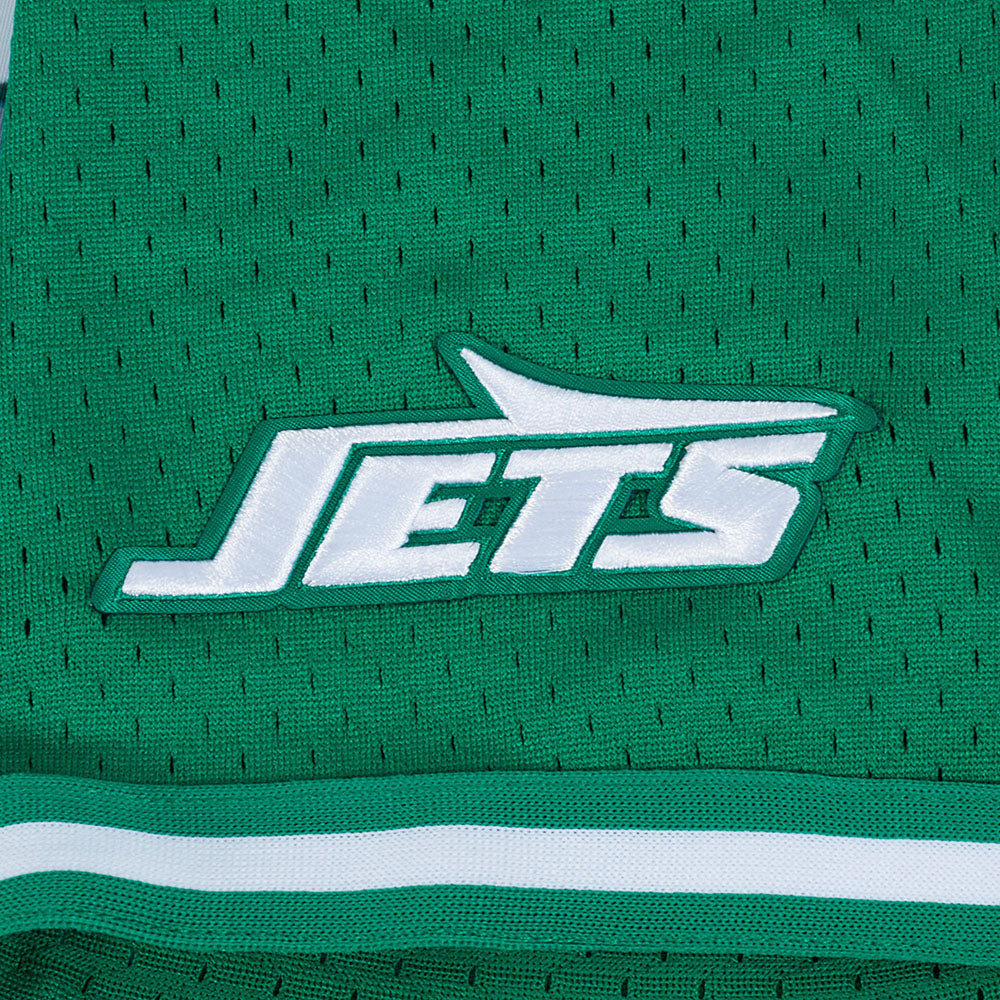 NFL NEW YORK JETS SCRIPT TAIL CHEMISE BOUTONNÉE EN FILET POUR HOMME (VERT KELLY)