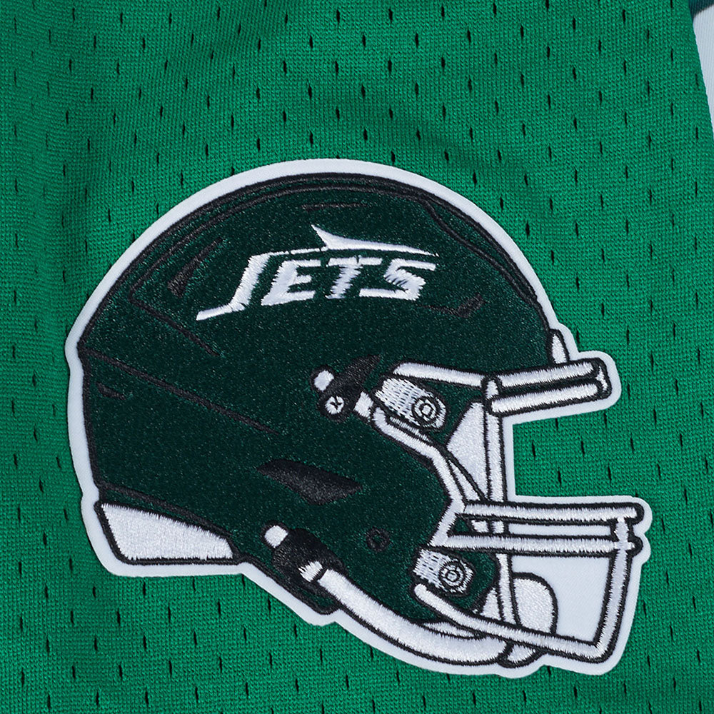 NFL NEW YORK JETS SCRIPT TAIL CHEMISE BOUTONNÉE EN FILET POUR HOMME (VERT KELLY)