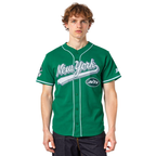 NFL NEW YORK JETS SCRIPT TAIL CHEMISE BOUTONNÉE EN FILET POUR HOMME (VERT KELLY)