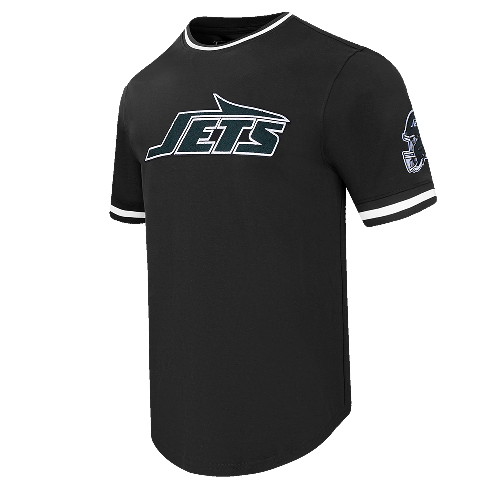NFL NEW YORK JETS CLASSIC CHENILLE MEN'S TEE (BLACK)
