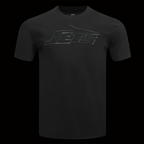 NFL NEW YORK JETS TRIPLE BLACK T-SHIRT EN JERSEY SIMPLE POUR HOMME (NOIR)